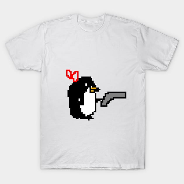 SMALL CHILD WITH GUN T-Shirt by THE ARCTIC CIRCLE